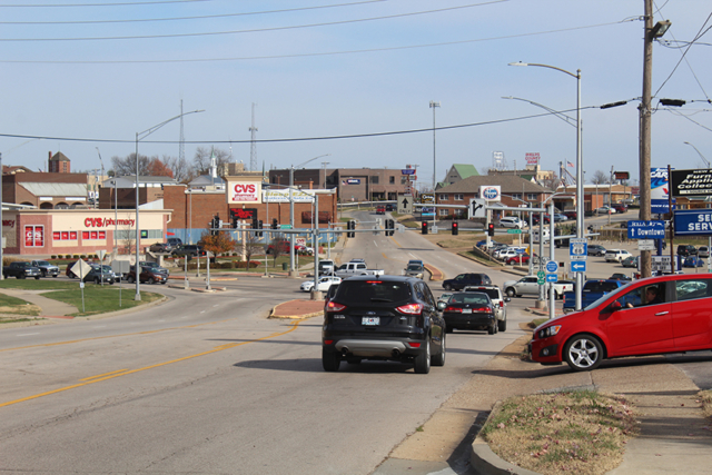 Kingshighway carries heavy volumes of traffic. Improvements to local roads will relieve traffic and improve safety.